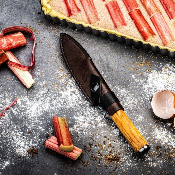 Husa din piele pentru cutit Santoku 14 cm Forged Leer1Sant14 [3]