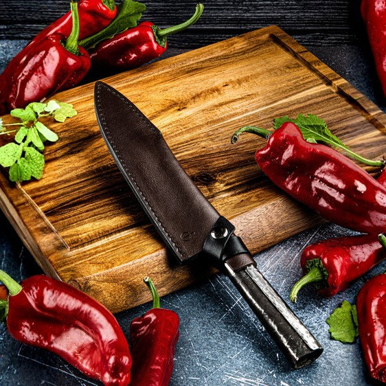 Husa din piele pentru cutitul bucatarului 21,5 cm Forged Leer1Koksmes [3]