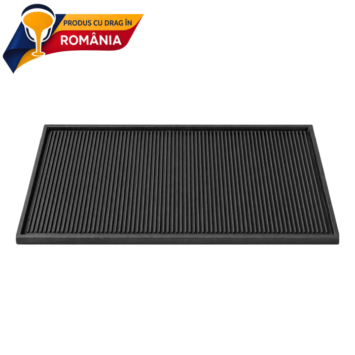 Plită din fontă striată 660 x 360 mm [3]