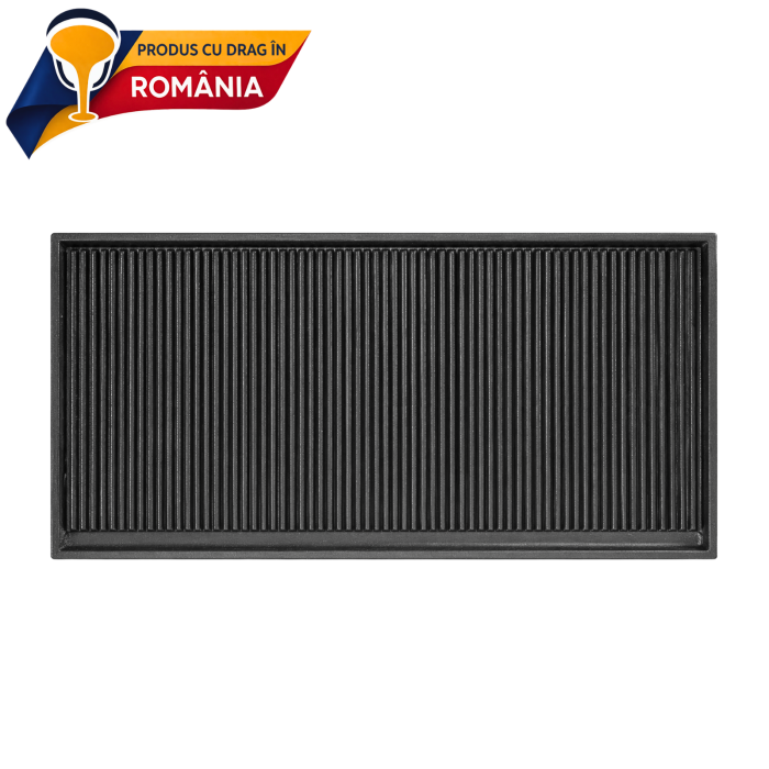 Plită din fontă striată 660 x 360 mm [1]