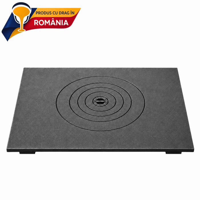 Plită din fontă 700 x 600 mm cu un ochi central [3]