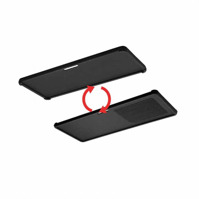 Plita din fonta cu 2 fete neteda si grill 42 x 20 x 1,5 cm pentru gratar Chicago 3 Enders 7899 [2]