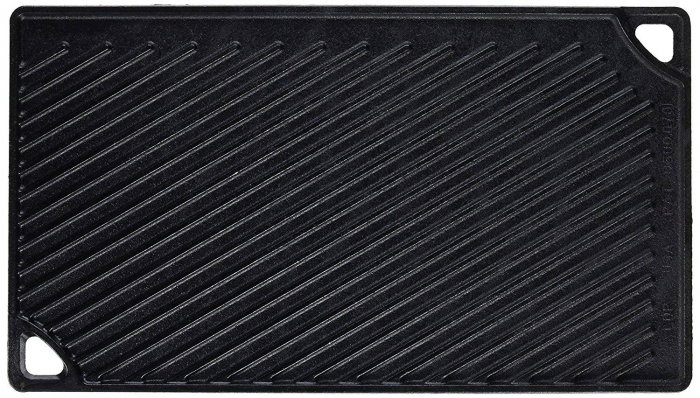 Plita din fonta cu 2 fete neteda si grill Lodge 42,5 x 24 cm L-DP3 [2]