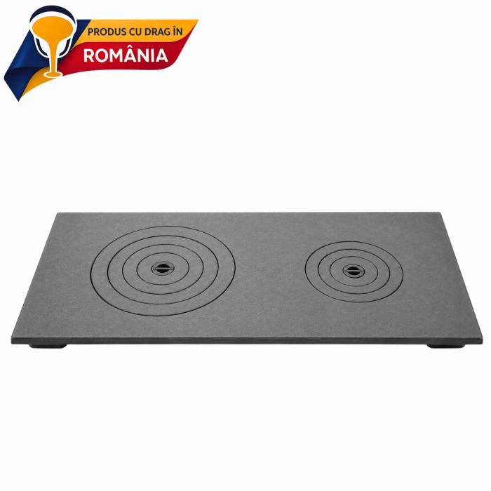 Plită din fontă cu două ochiuri 1000 x 600 mm [2]