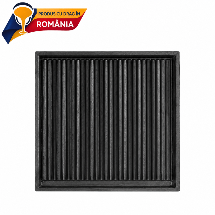 Plită din fontă striată 420 x 380 mm [1]