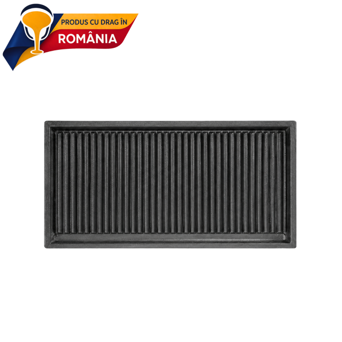 Plită din fontă striată 475 x 235 mm [1]