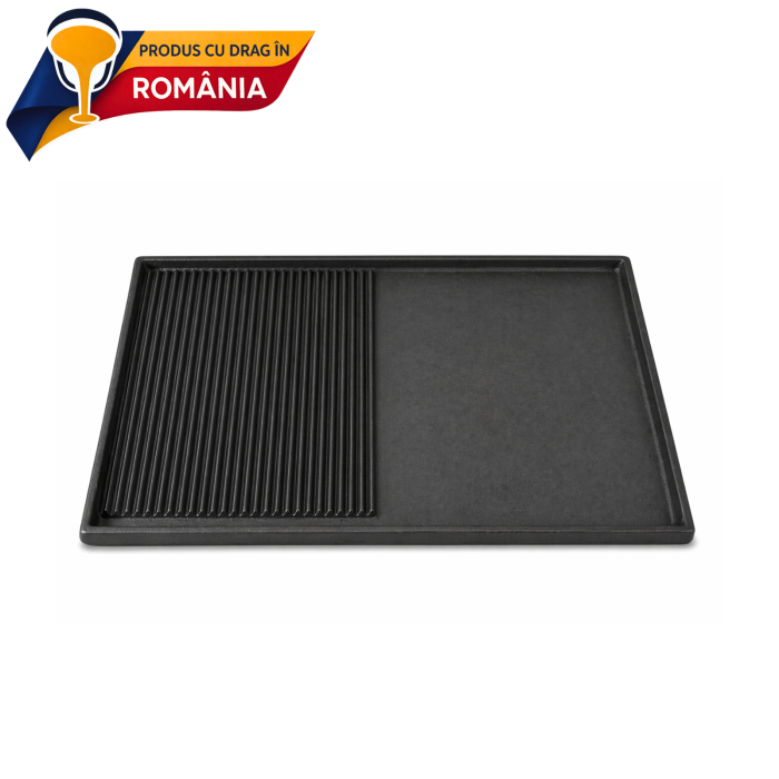 PLITĂ DIN FONTĂ MIXTĂ CU BORDURĂ 450 x 300 mm [4]