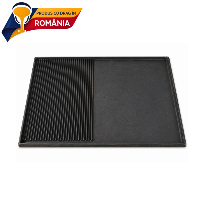 PLITĂ DIN FONTĂ MIXTĂ CU BORDURĂ 690 x 550 mm [4]