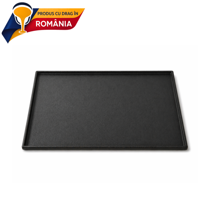 PLITĂ DIN FONTĂ NETEDĂ CU BORDURĂ 460 x 360 mm [4]