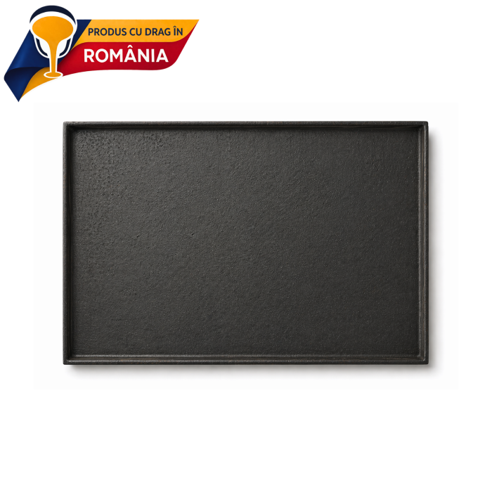 PLITĂ DIN FONTĂ NETEDĂ CU BORDURĂ 650 x 440 mm [1]