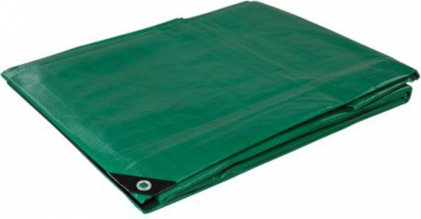Prelata impermeabila cu inele 120 gr/mp dimensiune 4 x 5 m, verde [4]