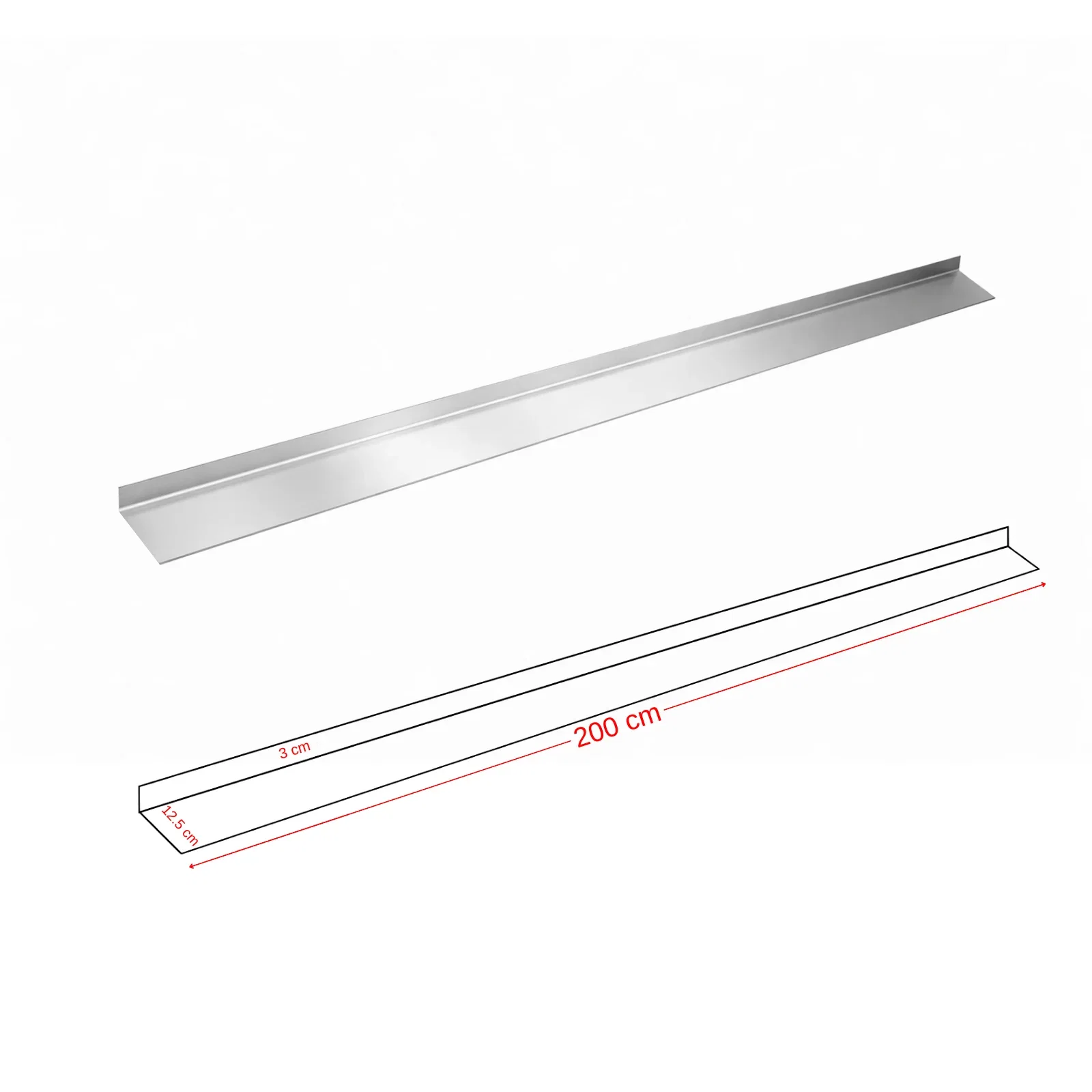 PROFIL DIN INOX PENTRU MONTAJ UȘI DIN FONTĂ - 1 mm [3]