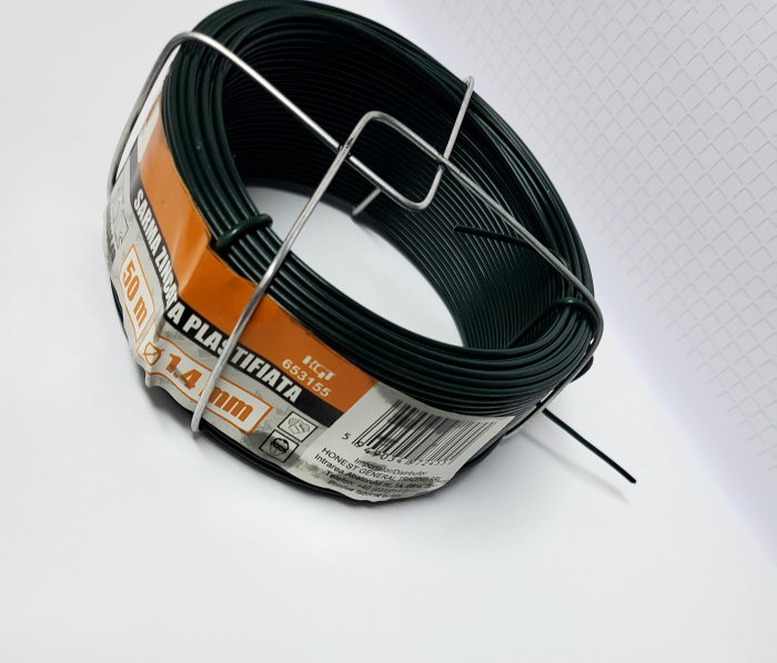 SARMA ZINCATA PLASTIFIATA 50 M DIAMETRU 1.4 mm [4]