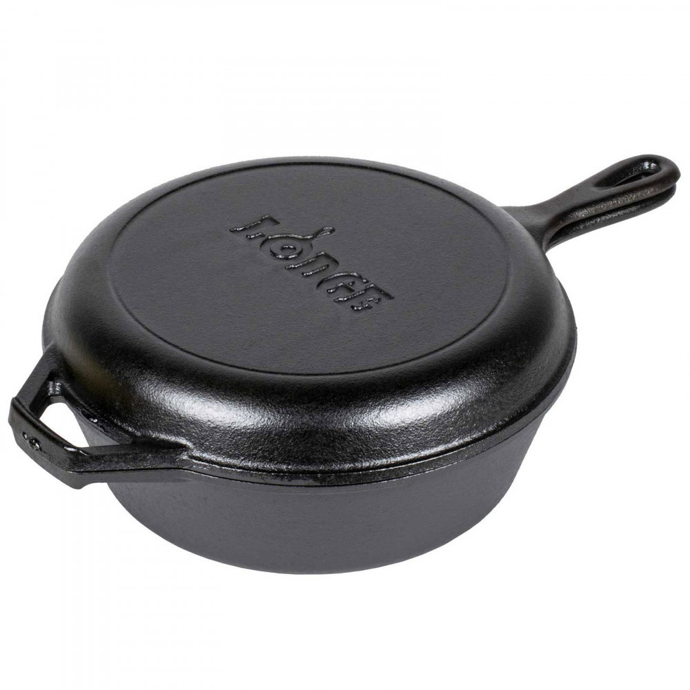 Set 2 tigai din fonta cu maner Lodge Combo Cooker 26 cm L-LCC3 [4]