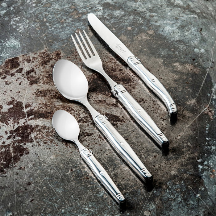 Set 24 tacamuri cu maner din otel inoxidabil 1,8 mm Laguiole Style de Vie Premium Line PRCOUVRVS [2]