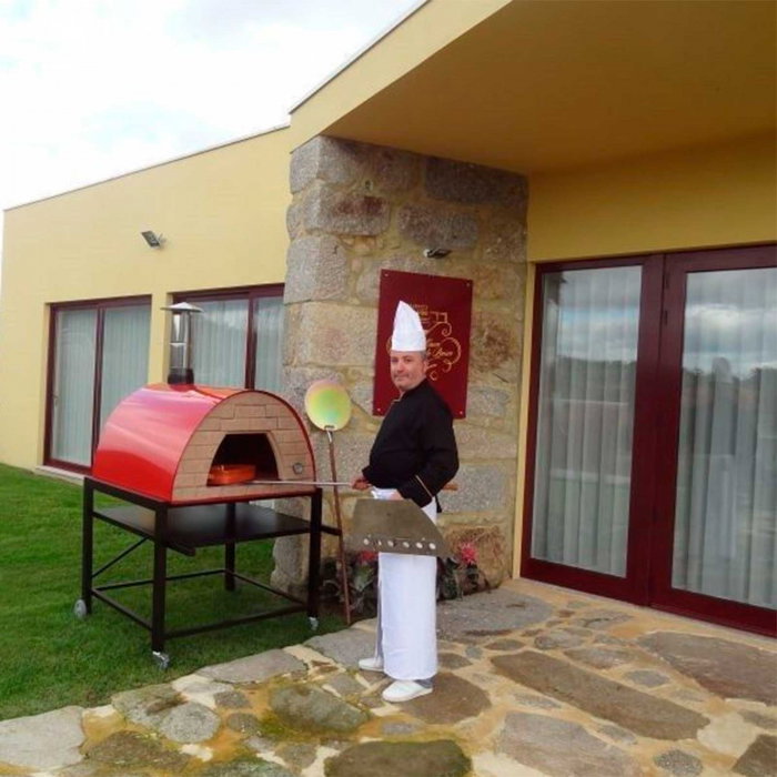 Stand metalic mobil pentru cuptor traditional pentru pizza pe lemne Maximus Prime 108 x 100 x 98 cm [5]