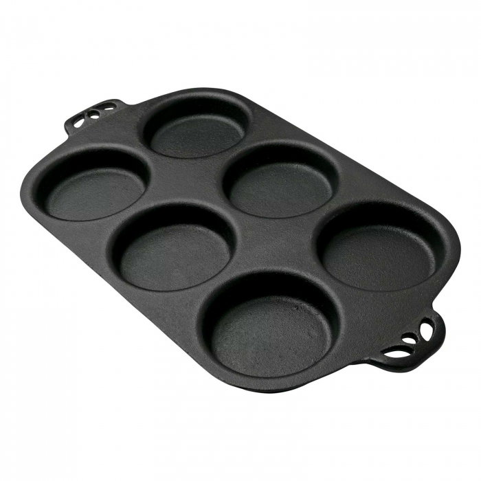 Tava din fonta pentru copt briose 40 x 23 x 2,5 cm Camp Chef CC-CIGT6 [1]