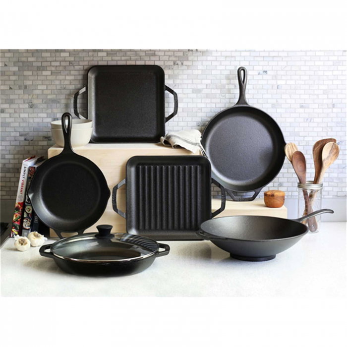 Tava patrata cu doua manere Chef Collection Lodge 28 cm L-C11SGR [3]