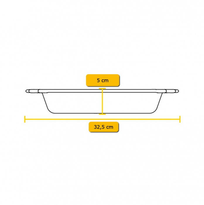 Tava rotunda din fonta cu manere tip tigaie Lodge 26 cm L-BW10BSK [5]