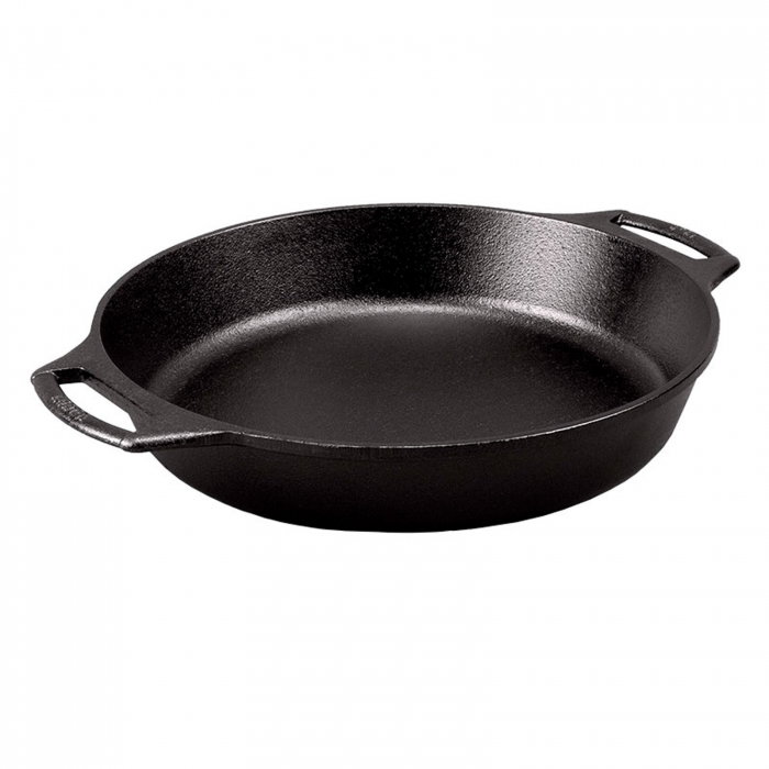 Tava rotunda din fonta cu manere tip tigaie Lodge 26 cm L-BW10BSK [1]
