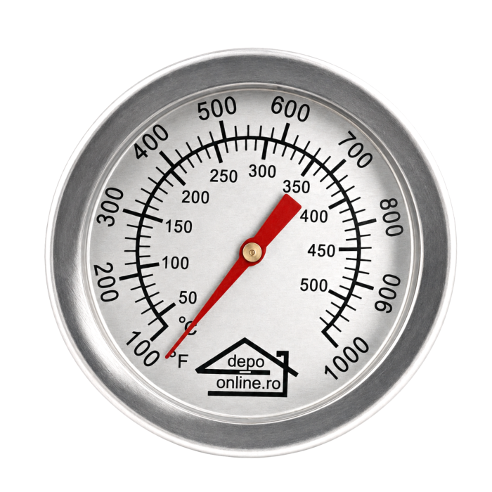 Termometru din inox 500°C pentru grătar, barbeque, afumătoare și cuptor [1]