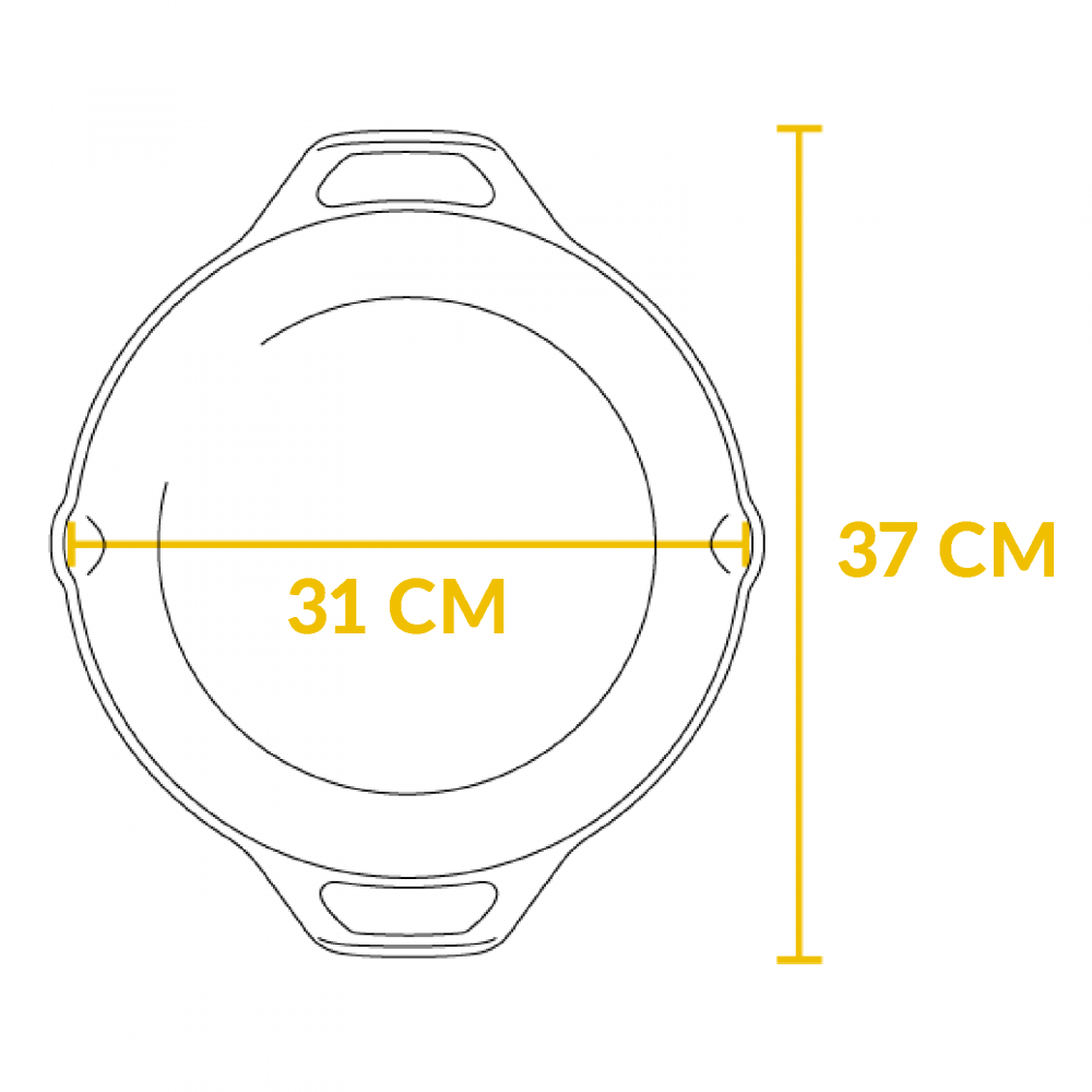 Tigaie adanca rotunda din fonta cu manere Lodge 30 cm L-10SKL [14]