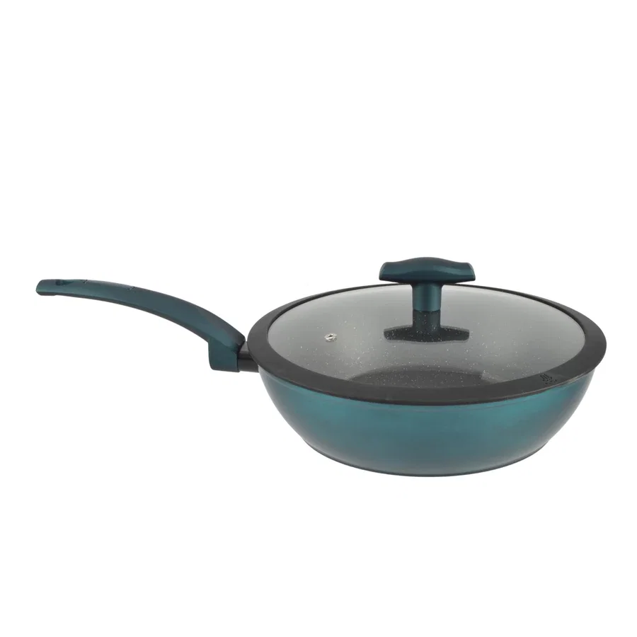 TIGAIE DIN ALUMINIU ANTIADERENTA 28 cm CU CAPAC [1]