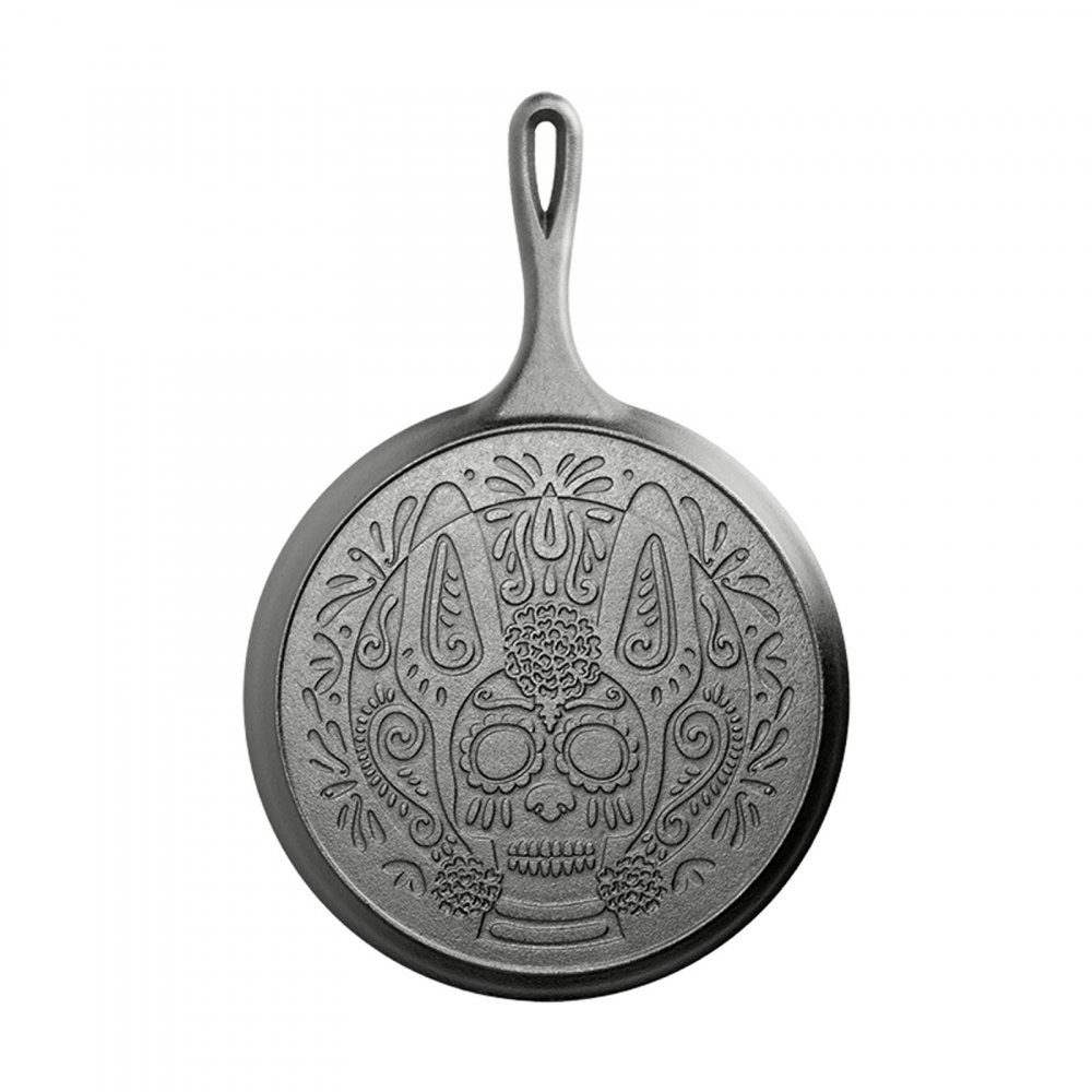 Tigaie din fonta pentru clatite cu logo Xolo Sugar Skull Lodge 26 cm L-9OGXLL [2]
