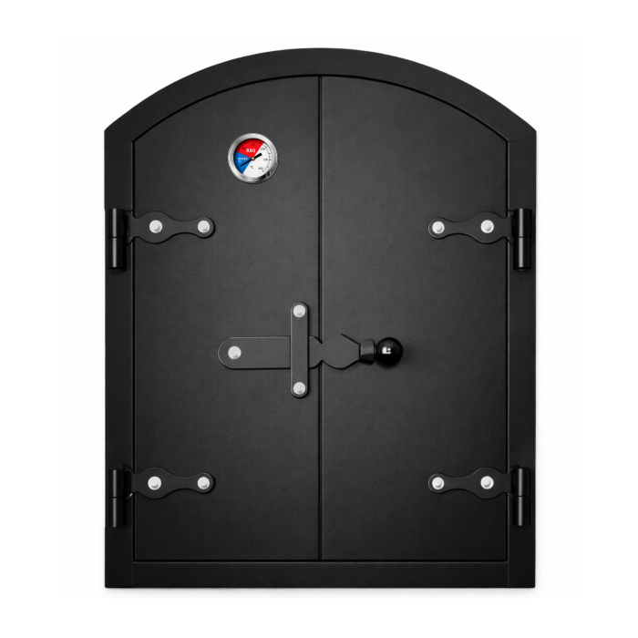 Ușă afumătoare din oțel 600x500 mm cu termometru 300°C [1]