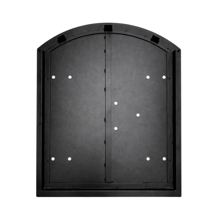 Ușă afumătoare oțel 600x500 mm cu termometru inox 350°C [3]