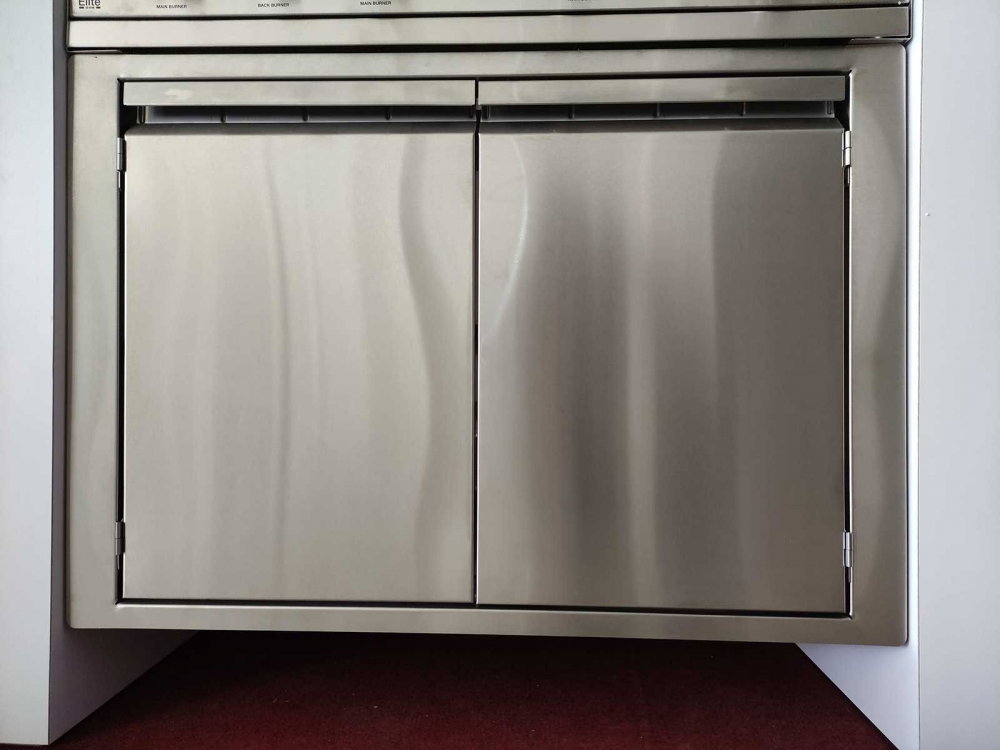 Usa din inox cu cadru built-in 81 x 57 x 4 cm pentru insula si bucatarie exterioara Grandhall Elite 4B A08001005T [3]