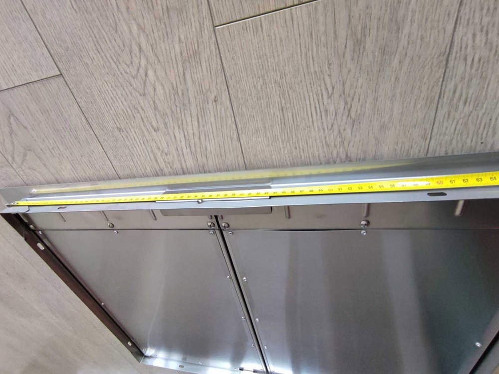 Usa din inox cu cadru built-in 81 x 57 x 4 cm pentru insula si bucatarie exterioara Grandhall Elite 4B A08001005T [6]