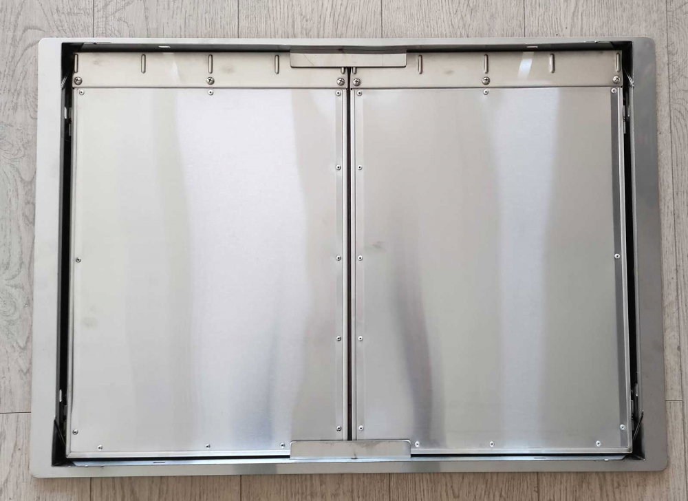 Usa din inox cu cadru built-in 81 x 57 x 4 cm pentru insula si bucatarie exterioara Grandhall Elite 4B A08001005T [2]