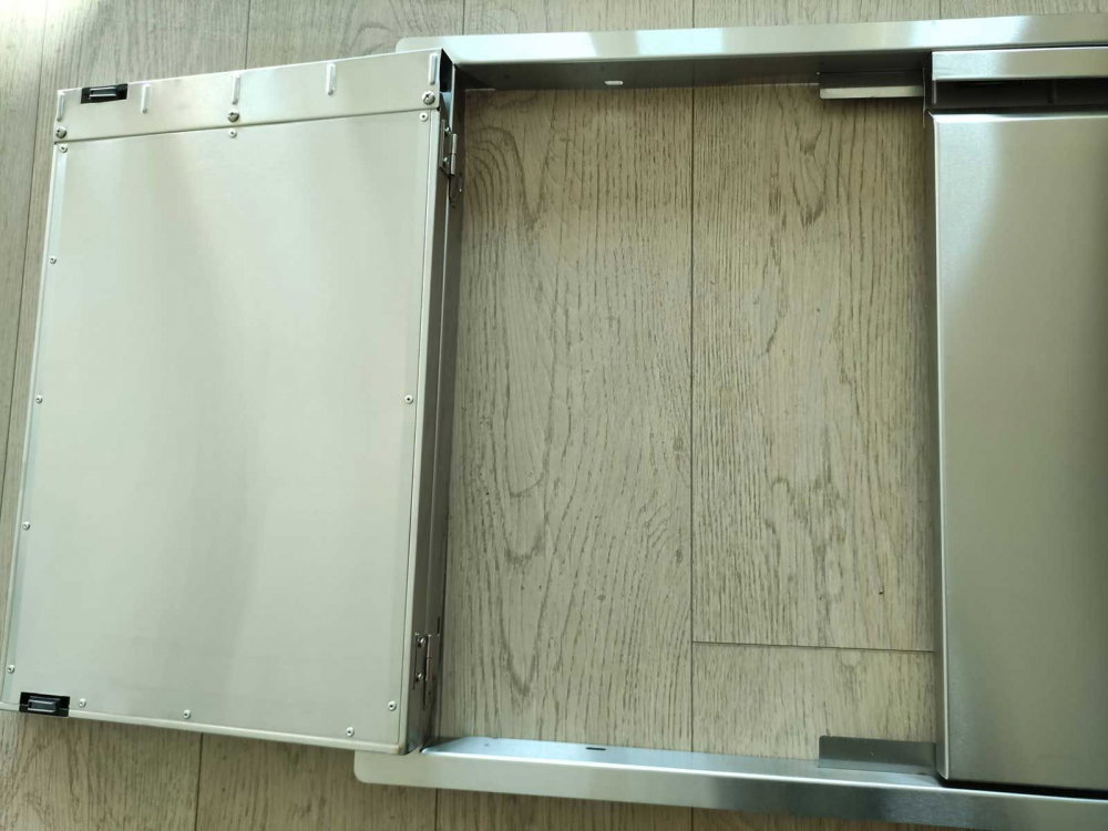 Usa din inox cu cadru built-in 81 x 57 x 4 cm pentru insula si bucatarie exterioara Grandhall Elite 4B A08001005T [5]