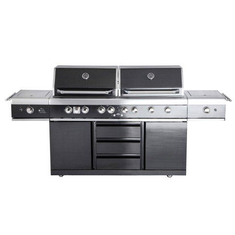 GRĂTARE DE GRĂDINĂ - Bucatarie de exterior din inox, gratar pe gaz cu Air System ALL GRILL Top-Line Extrem Light 100960