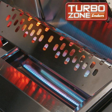 Bucatarie pe gaz, 4 arzatoare inox, arzator infrarosu, grile fonta, Enders Kansas II Pro 4 SIK Profi Turbo 871433 [24]
