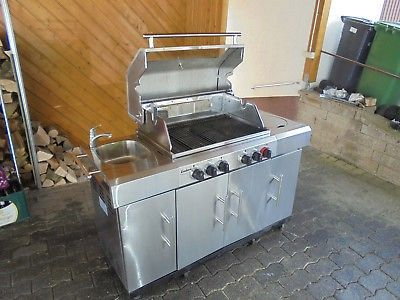 Bucatarie pe gaz, 4 arzatoare inox, arzator infrarosu, grile fonta, Enders Kansas II Pro 4 SIK Profi Turbo 871433 [25]