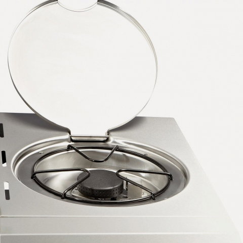 Bucatarie pe gaz, 4 arzatoare inox, arzator infrarosu, grile fonta, Enders Kansas II Pro 4 SIK Profi Turbo 871433 [12]