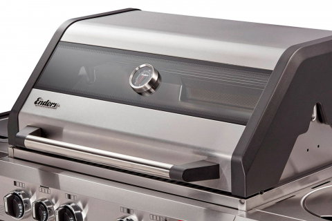 Bucatarie pe gaz, 4 arzatoare inox, arzator infrarosu, grile fonta, Enders Kansas II Pro 4 SIK Profi Turbo 871433 [4]