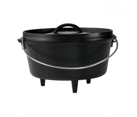 Vase pentru gătit din fontă - CEAUN DIN FONTA CU CAPAC - CUPTOR OLANDEZ 4,7 L LODGE L-10DCO3