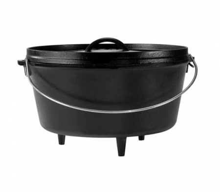 Vase pentru gătit din fontă - CEAUN DIN FONTA CU CAPAC - CUPTOR OLANDEZ 7,6 L LODGE L-12DCO3