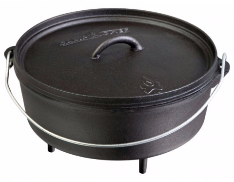 VASE DE GĂTIT - Ceaun din fonta cu capac - cuptor olandez Camp Chef 21,6 cm 1,9 litri CC-SDO8