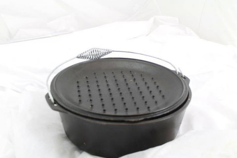 Ceaun din fonta cu capac - cuptor olandez Lodge 33 cm 8,5 litri L-12DO3 [12]
