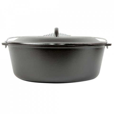 Ceaun din fonta cu capac - cuptor olandez Lodge 33 cm 8,5 litri L-12DO3 [2]