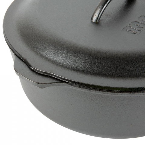 Ceaun din fonta cu capac - cuptor olandez Lodge 33 cm 8,5 litri L-12DO3 [4]