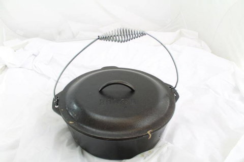 Ceaun din fonta cu capac - cuptor olandez Lodge 33 cm 8,5 litri L-12DO3 [11]