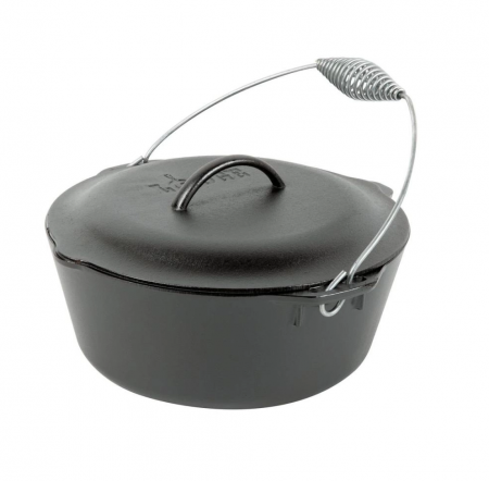 Vase pentru gătit din fontă - CEAUN DIN FONTA CU CAPAC - CUPTOR OLANDEZL 6,7 L LODGE L-10DO3