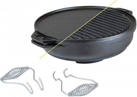 VASE DE GĂTIT - Ceaun din fonta multifunctional Lodge Cook-It-All 35,5 cm 6,5 litri L-14CIA