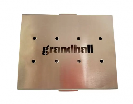 CUTIE DE AFUMARE DIN INOX PENTRU GRATARE 15 x 12 x 2,5 cm GRANDHALL A06701006T [0]