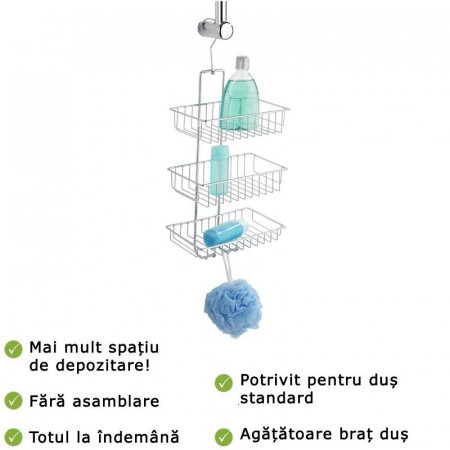 Etajera de dus cu 3 niveluri Wenko Nivala 15888100 [2]